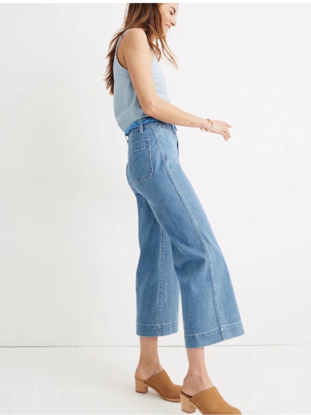 Madewell Emmit Wide-Leg Women's Crop Jeans - Picture 2 of 5